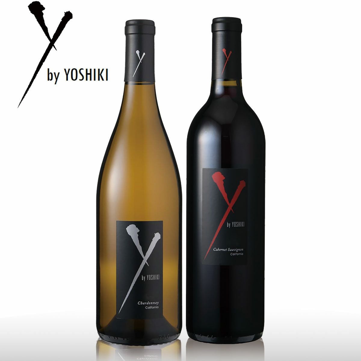 Y BY YOSHIKI 2017 ワイ・バイ・ヨシキ　ワイン2本セット　未開封 2本セット】 y by YOSHIKI ワイ バイ ヨシキ × シャンパーニュ
